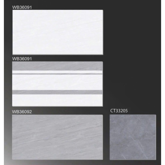 Gạch ốp tường 30x60 TTC WB36091 - WBD36091 - WB36092 men bóng