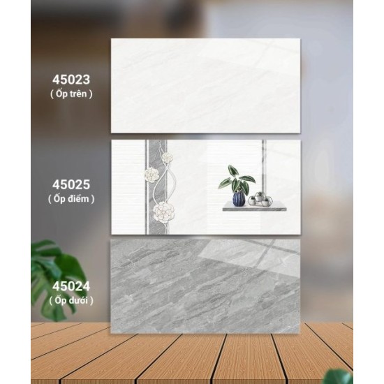 Gạch ốp tường 40x80 Catalan 45023 -  45025 - 45024 men bóng