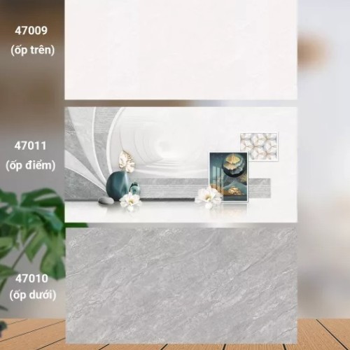 Gạch ốp tường 40X80 Catalan 47009 - 47011 - 47010 đá bóng