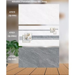 Gạch ốp tường 40X80 Catalan 47019 - 47021 - 47020 đá bóng