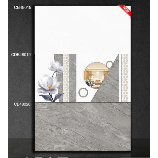 Gạch ốp tường 40x80 TTC CB48019 - CDB48019 - CB48020 men bóng