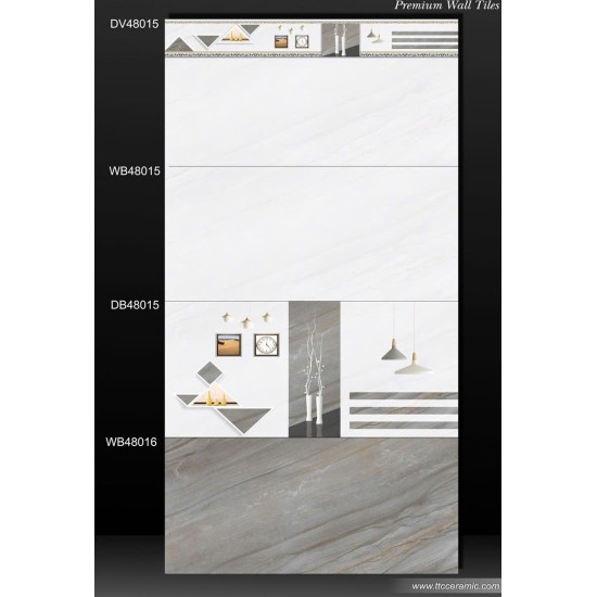 Gạch ốp tường 40x80 TTC DV48015 - WB48015 - DB48015 - WB48016 men bóng