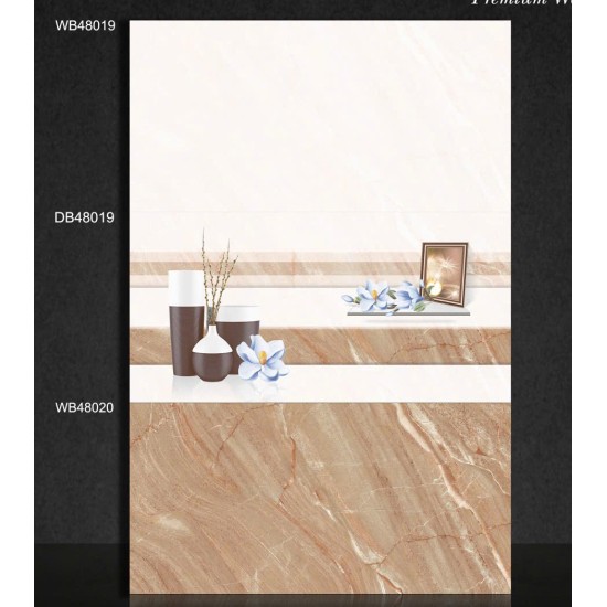 Gạch ốp tường 40x80 TTC WB48019 - DB48019 - WB48020 men bóng