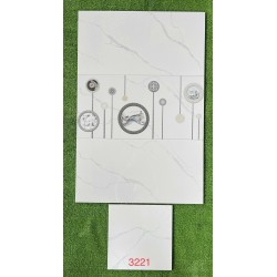 Gạch ốp tường Tasa 30x60 TS 7013 - 7014 đá bóng trắng vân mây