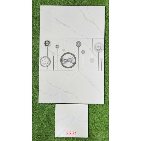 Gạch ốp tường Tasa 30x60 TS 7013 - 7014 đá bóng trắng vân mây