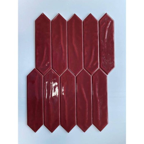 Gạch thẻ mũi tên KT 75x300 mã VL75317 Đỏ