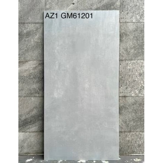 Gạch lát nền 60X120 Viglacera AZ1 GM61201 mờ xám xi măng