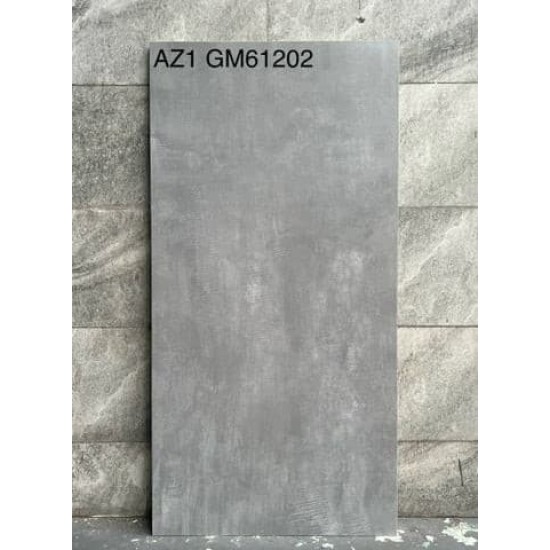 Gạch lát nền 60X120 Viglacera AZ1 GM61202 mờ xám xi măng