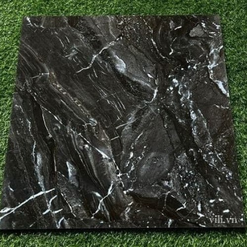 Gạch lát nền 60x60 CMC PTK68004 đá bóng đen vân
