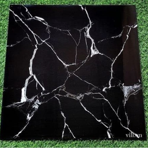 Gạch lát nền 60x60 CMC PTK68006 đá bóng đen tia chóp
