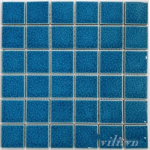 Gạch trang trí mosaic men rạn đơn sắc MHG 936