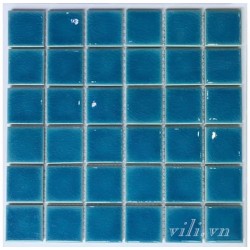 Gạch trang trí mosaic men rạn đơn sắc MHG 960