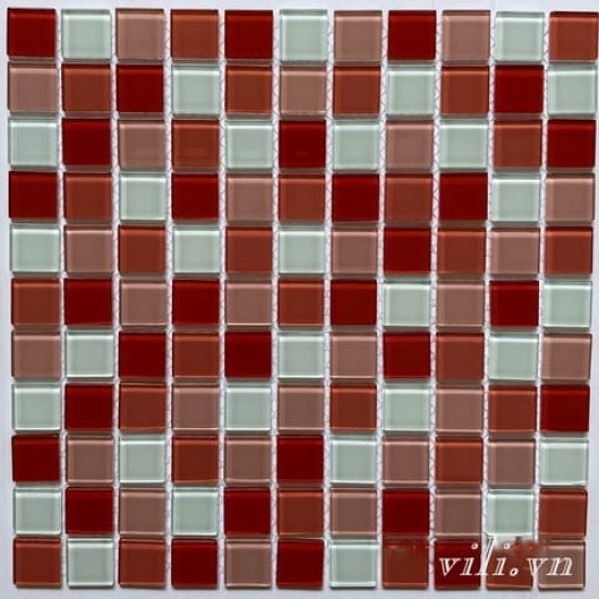 Gạch trang trí mosaic thủy tinh MH 2588