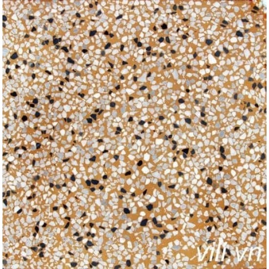 Gạch Vỉa Hè 40x40 Terrazzo Trơn Vàng