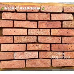 Gạch cổ bìa ốp tường 6x19-20 cm ốp trang trí