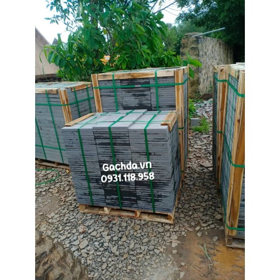 Đá lát sân tổ ong xám 30x60x2cm