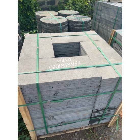 Đá lát sân tổ ong xám 30x60x2cm