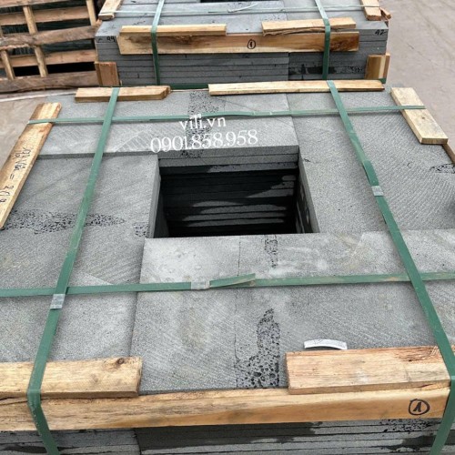 Đá lát sân tổ ong xám 30x60x2cm