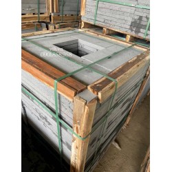 Đá lát sân tổ ong xám 30x60x3 cm