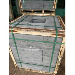Đá lát sân tổ ong xám 30x60x3 cm