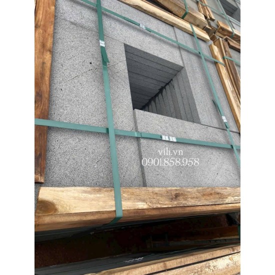 Đá lát sân tổ ong xám 30x60x3 cm