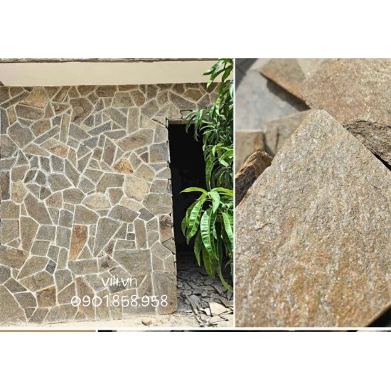 Đá rối vàng hướng dương (có ánh kim)