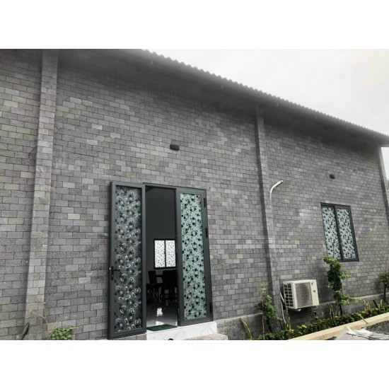 Đá ốp trang trí tổ ong xám 10x20x1.2 cm