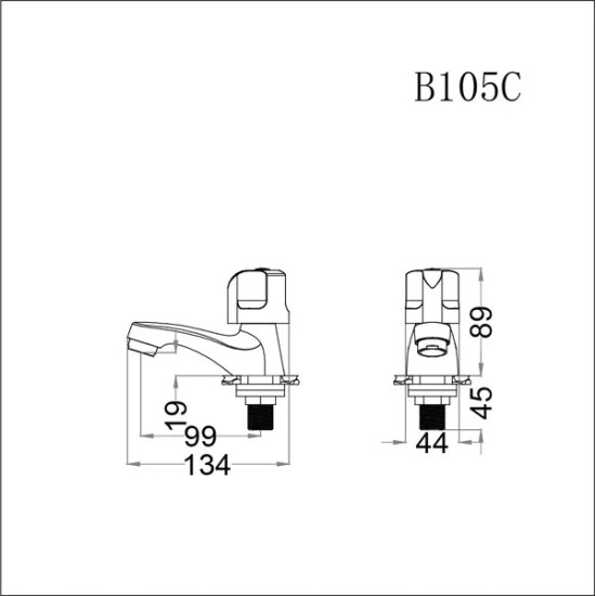 Vòi Lạnh Lavabo CAESAR B105C