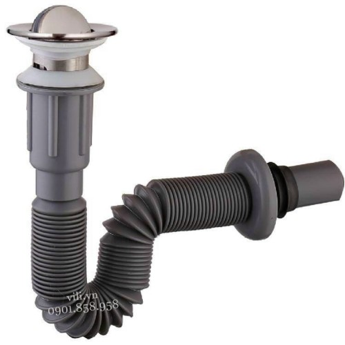 Bộ xả lavabo nhựa xám lật MBX06