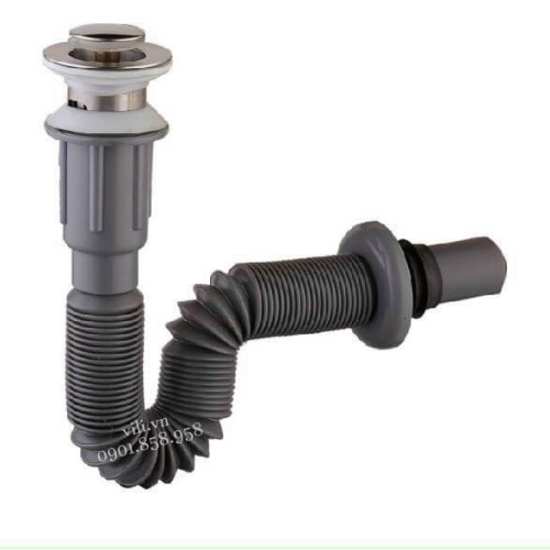 Bộ xả lavabo nhựa xám lật MBX07