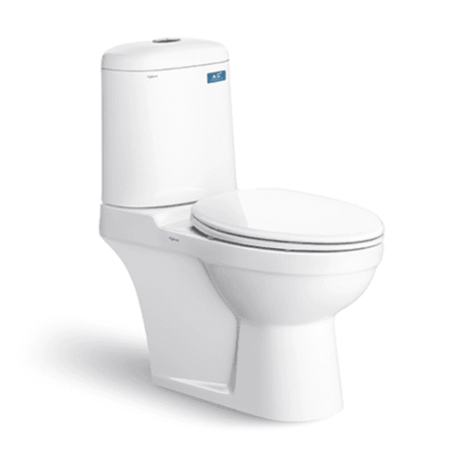 Bàn Cầu Viglacera VI107 Hai Khối Nắp êm V37