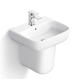 Chậu Rửa Lavabo Viglacera V23 Mekong chân ngắn treo tường