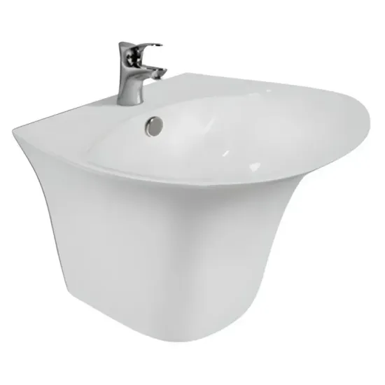 Chậu Rửa Lavabo Viglacera V63 liền khối treo tường