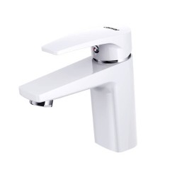 Vòi Lavabo Caesar B390CWU Màu Trắng Nóng Lạnh
