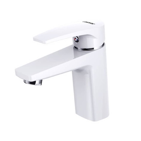 Vòi Lavabo Caesar B390CWU Màu Trắng Nóng Lạnh
