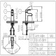 Vòi Chậu Rửa Mặt Lavabo Viglacera VG111 Nóng Lạnh