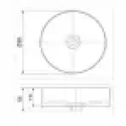 Chậu Rửa Lavabo Viglacera CM02 Đặt Bàn Tròn