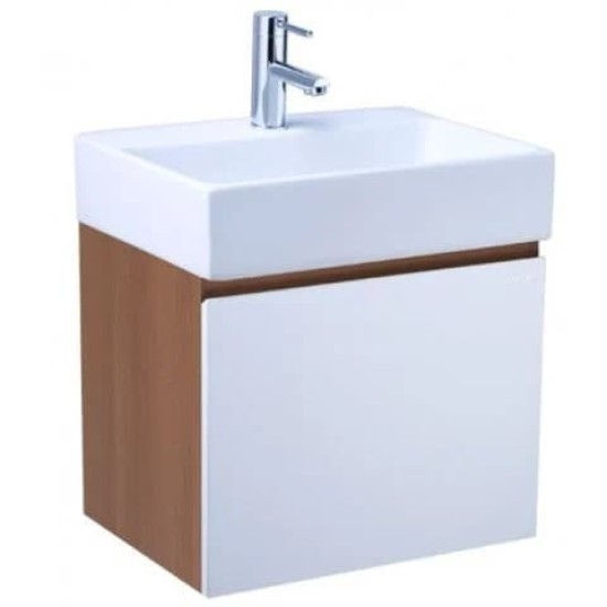 Bộ Tủ Lavabo Caesar LF5259/EH05259AWV Vân Gỗ Treo Tường