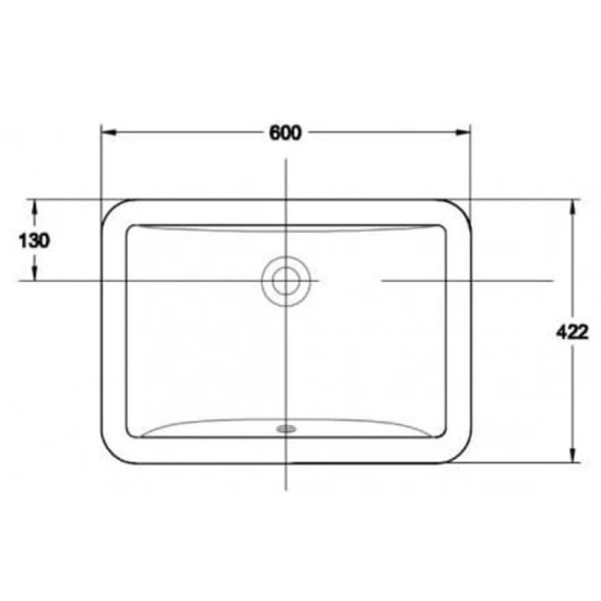 Chậu Lavabo Âm Bàn American Standard Activa  0459-WT