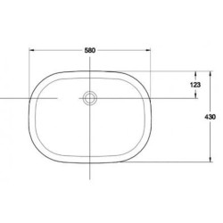 Chậu Lavabo Âm Bàn American Standard Active 0458-WT