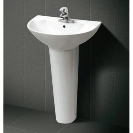 Chậu Lavabo Inax L-288V/L-288VD Treo Tường Kèm Chân Dài