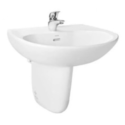 Chậu Lavabo TOTO LHT239CR Treo Tường Chân Ngắn