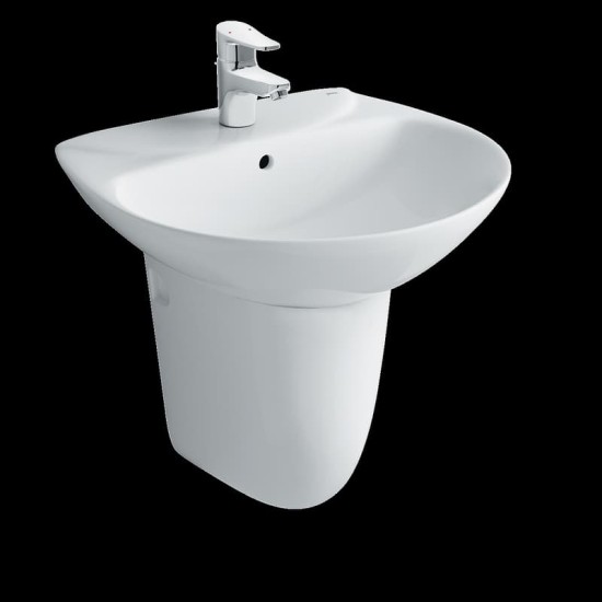 Chậu Lavabo Treo Tường Inax L-288V/L-288VC Chân Ngắn