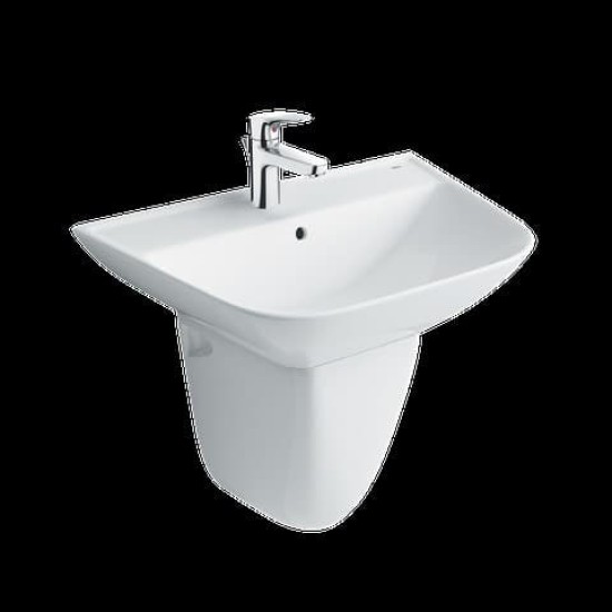 Chậu Lavabo Treo Tường Inax L-297V/L-297VC Kèm Chân Ngắn