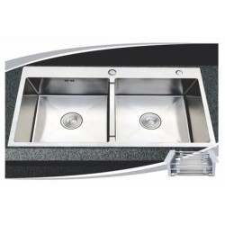 Chậu rửa chén 2 hộc A8350 inox 304