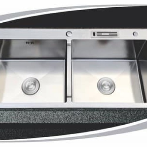 Chậu rửa chén 2 hộc B9050 inox 304 - 900x500 mm
