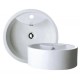 Chậu Rửa Lavabo CAESAR LF5240 Đặt Bàn Tròn