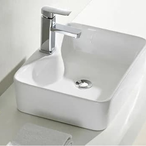 Chậu rửa lavabo đặt bàn YOLO ML218 hình chữ nhật