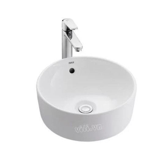 Chậu Rửa Lavabo Inax L-295V Đặt Bàn Tròn