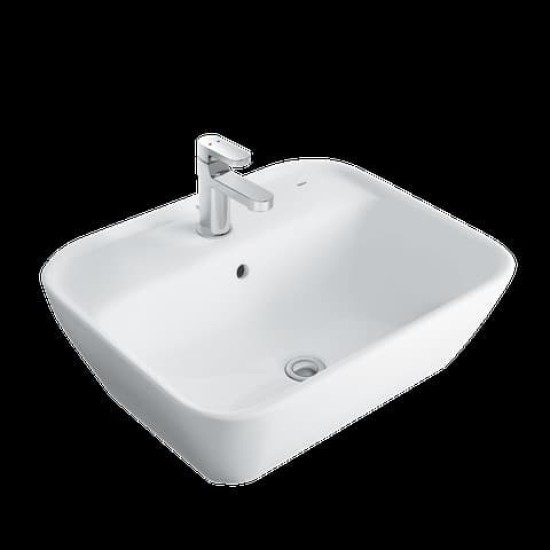 Chậu Rửa Lavabo Inax L-296V Đặt Bàn Chữ Nhật